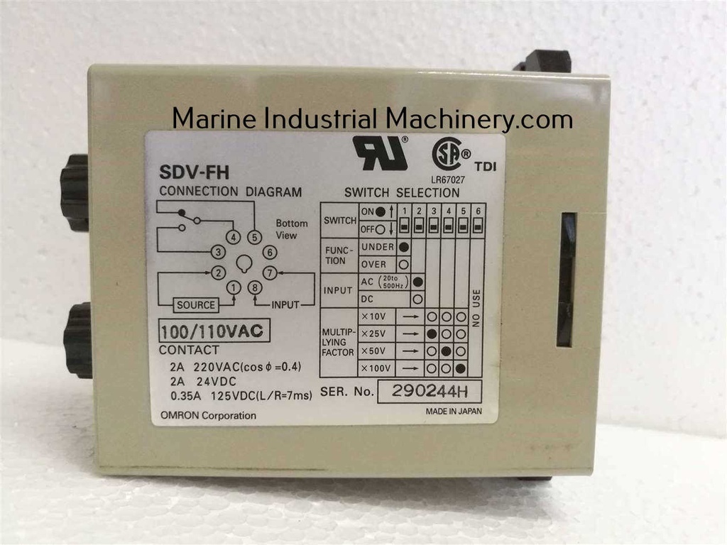 Omron SDV-FH6 Voltage Sensor