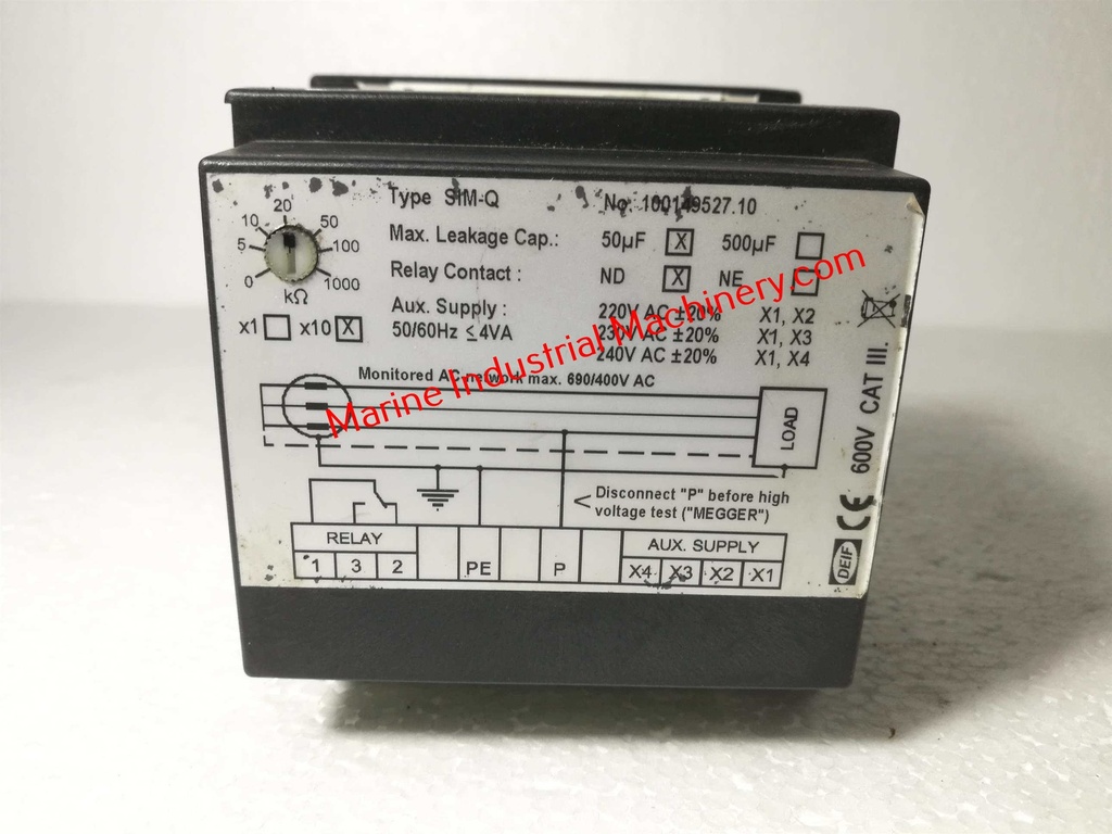 Deif SIM-Q Mega OHM Network Insulation Monitor