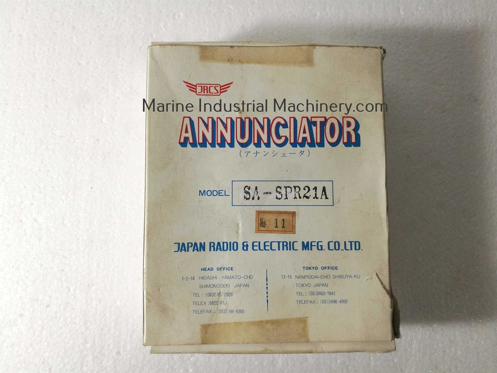 JRCS SA-SPR21A Annunciator