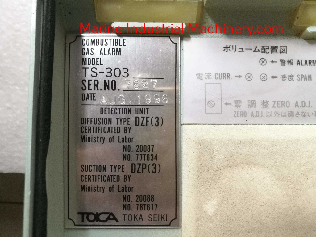 Toka Seiki TS-303 Combustible Gas Alarm