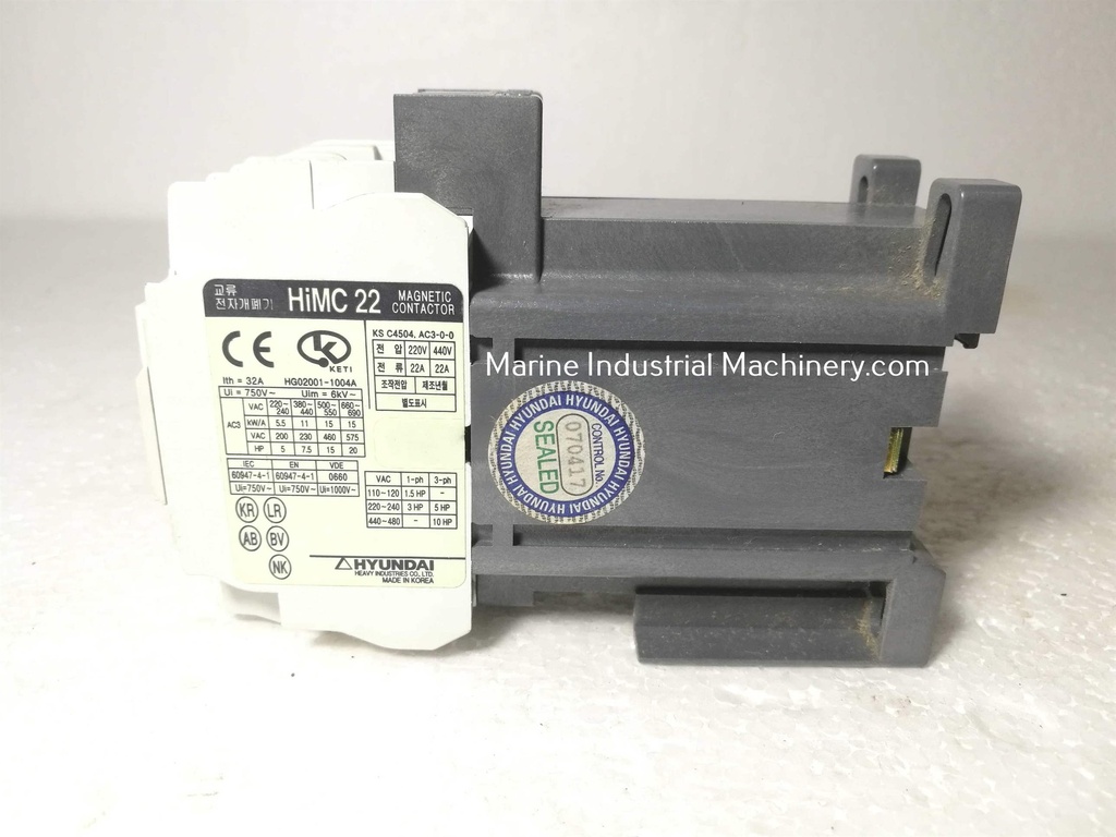 Hyundai UMT22 Contactor Relay
