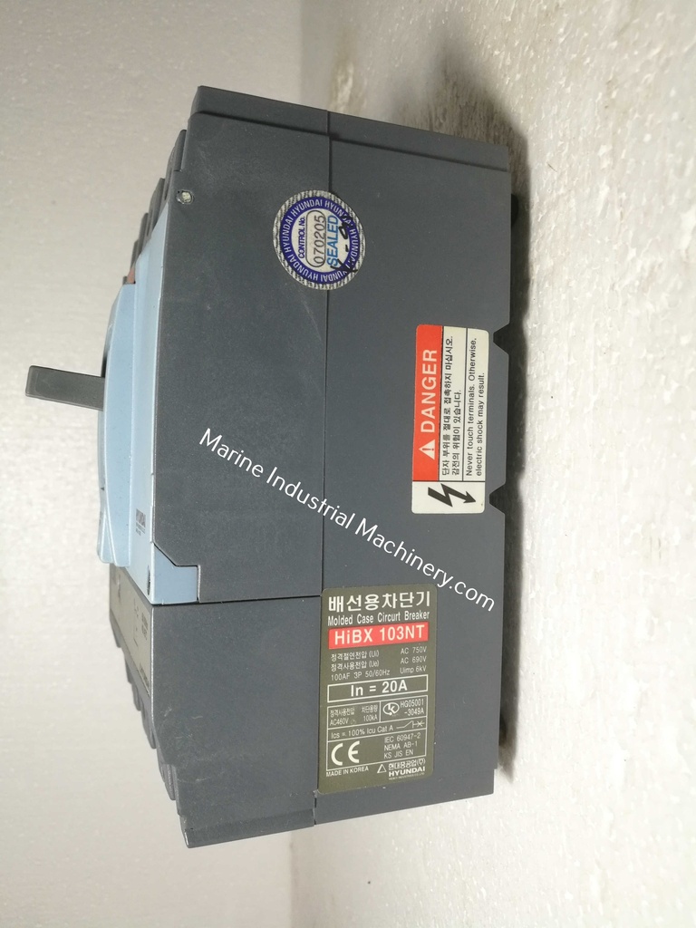 Hyundai HiBX 103NT Molded Case Circuit Breaker(20A)