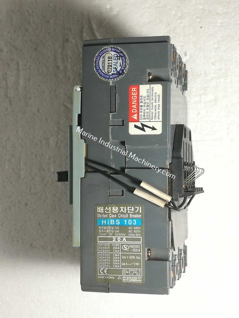 Hyundai HiBS 103 Molded case Circuit Breaker(20A)