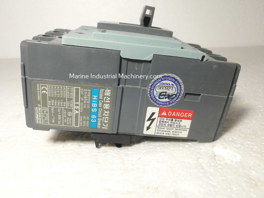 Hyundai HiBS 63 Molded Case Circuit Breaker(15A)