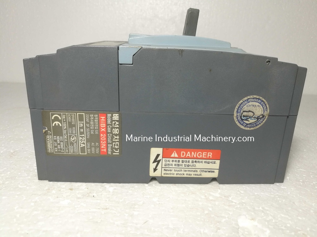 Hyundai HiBX 203NT Molded Case Circuit Breaker(125A)