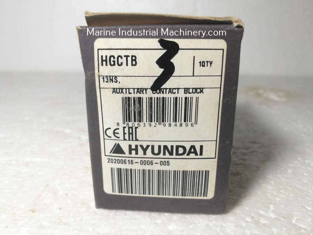 Hyundai HGC TB 13 Magnetic Auxiliary Contact Block