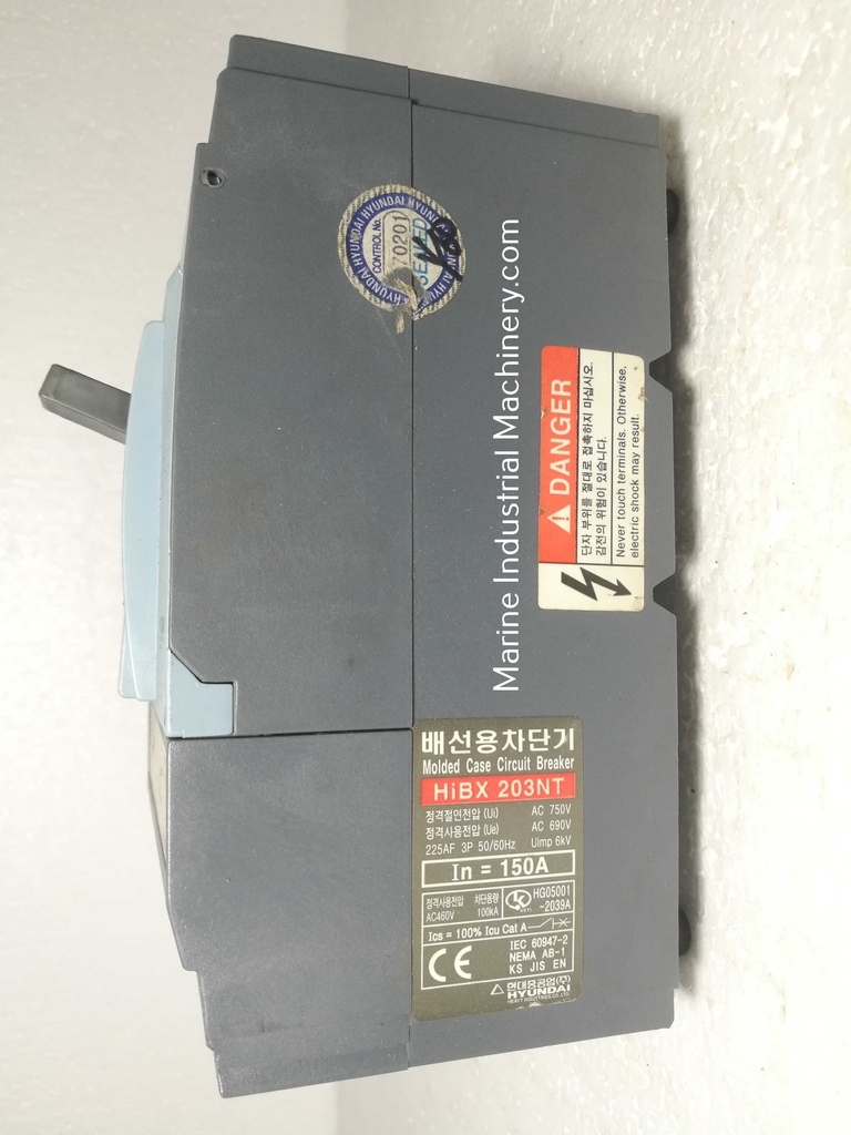 Hyundai HiBX 203NT Molded Case Circuit Breaker(150A)