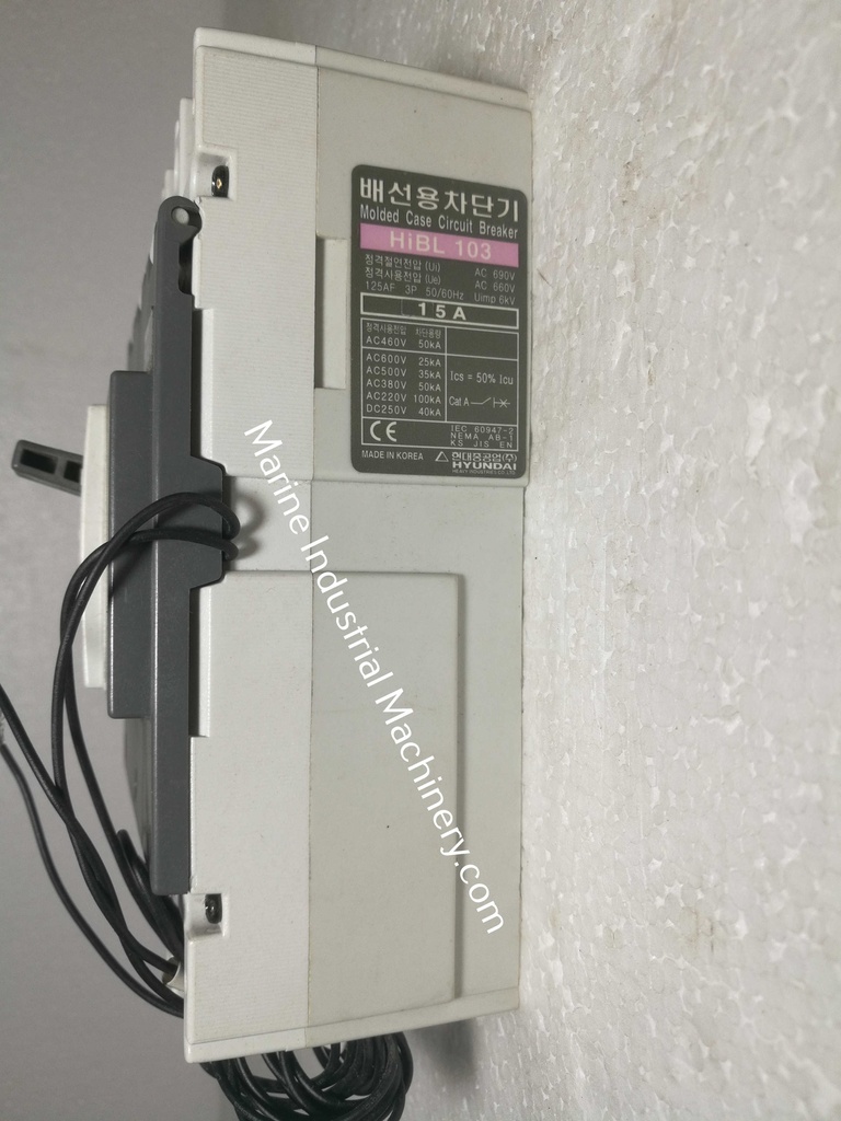 Hyundai HiBL-103 Molded Case Circuit Breaker(15A)