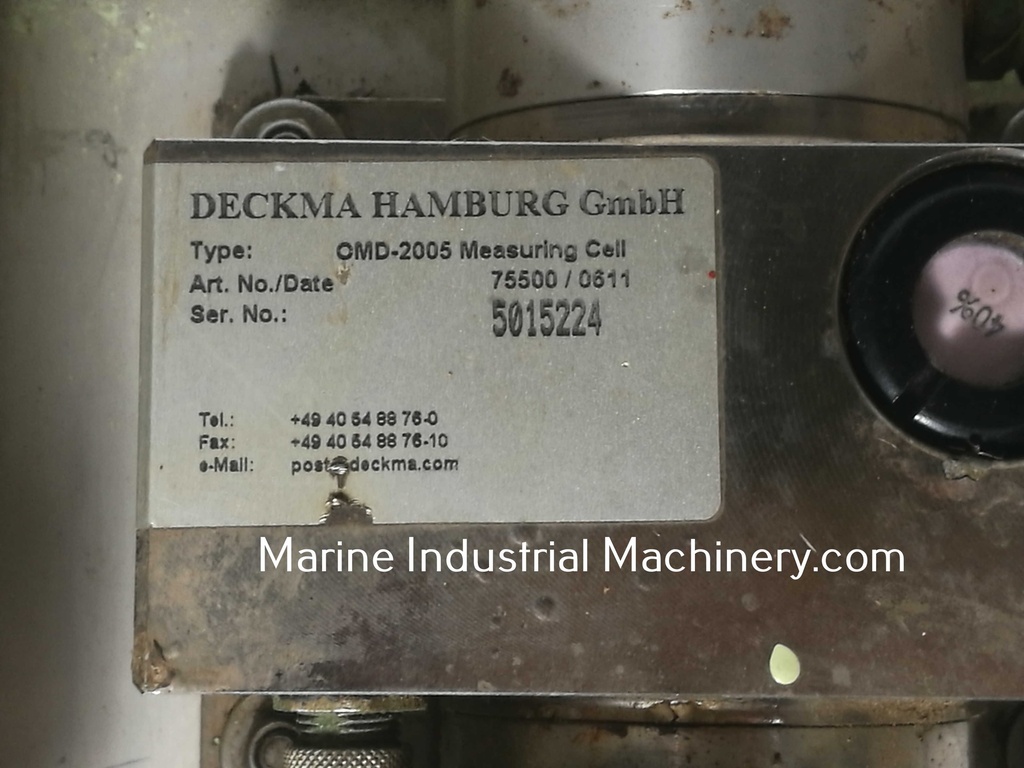 Deckma Hamburg Omd-2005 Bilge Alarm Oil Content Meter