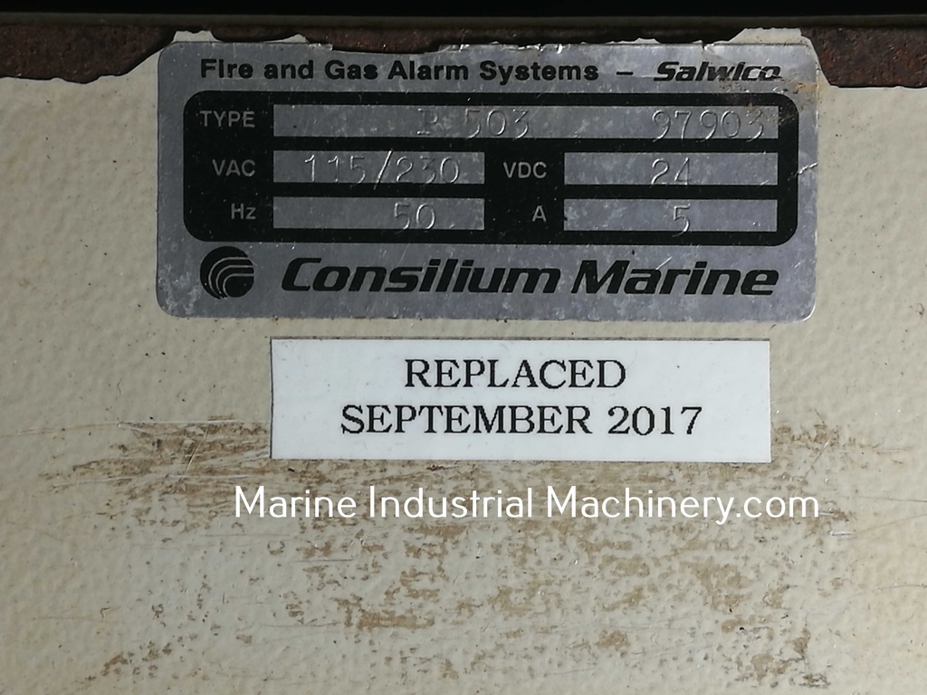Consilium P503 Fire And Gas Alarm System
