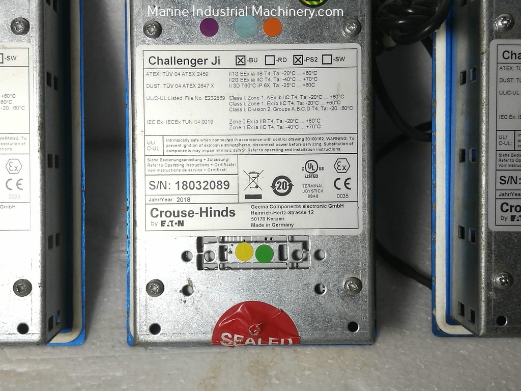 Eaton Crouse-Hinds Challenger Ji Operating Manual Joystick