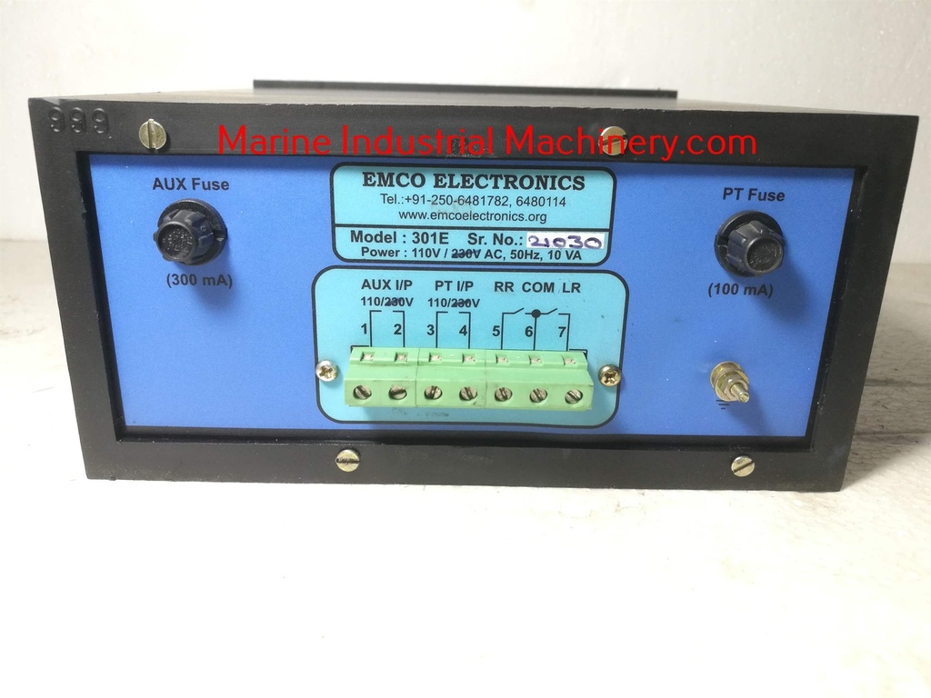Emco EE-301E Automatic Voltage Regulating Relay
