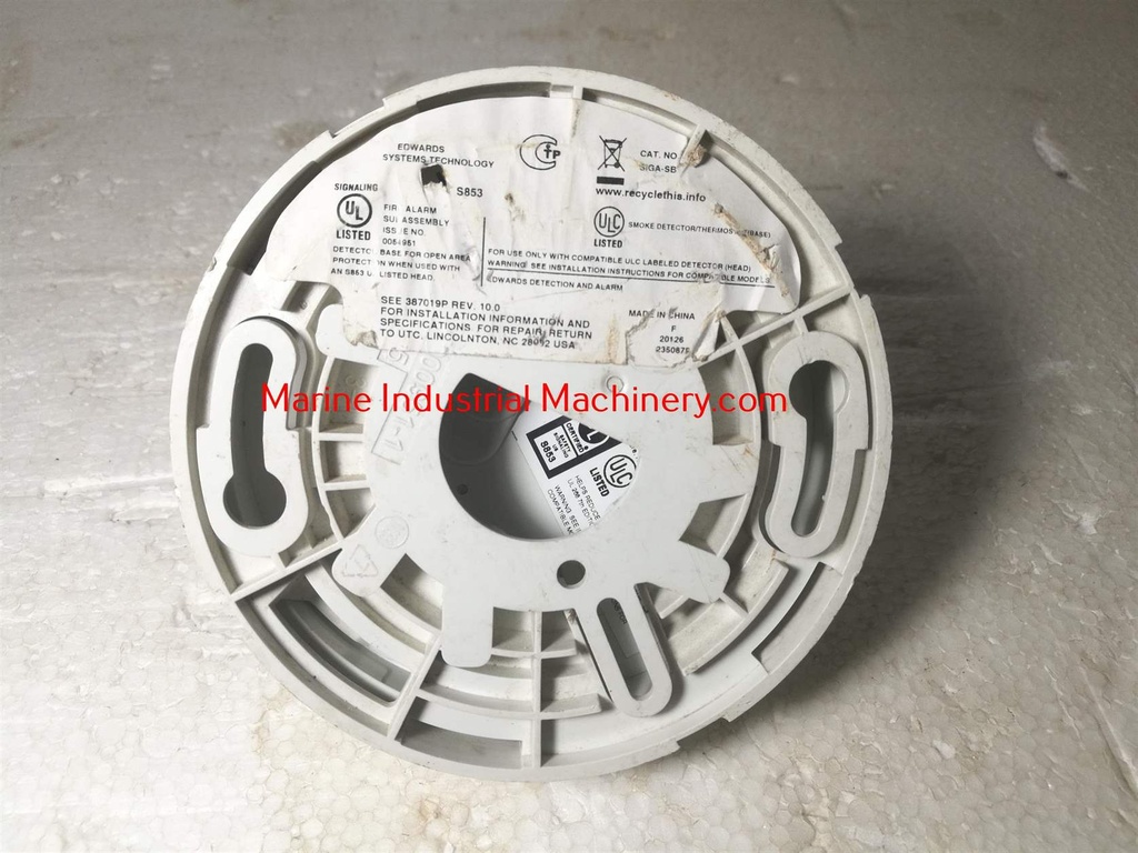 Edwards SIGA-OSHD + SIGA-SB Optical Smoke Detector