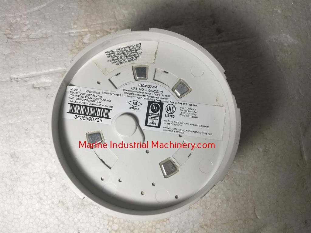 Edwards SIGA-OSHD + SIGA-SB Optical Smoke Detector