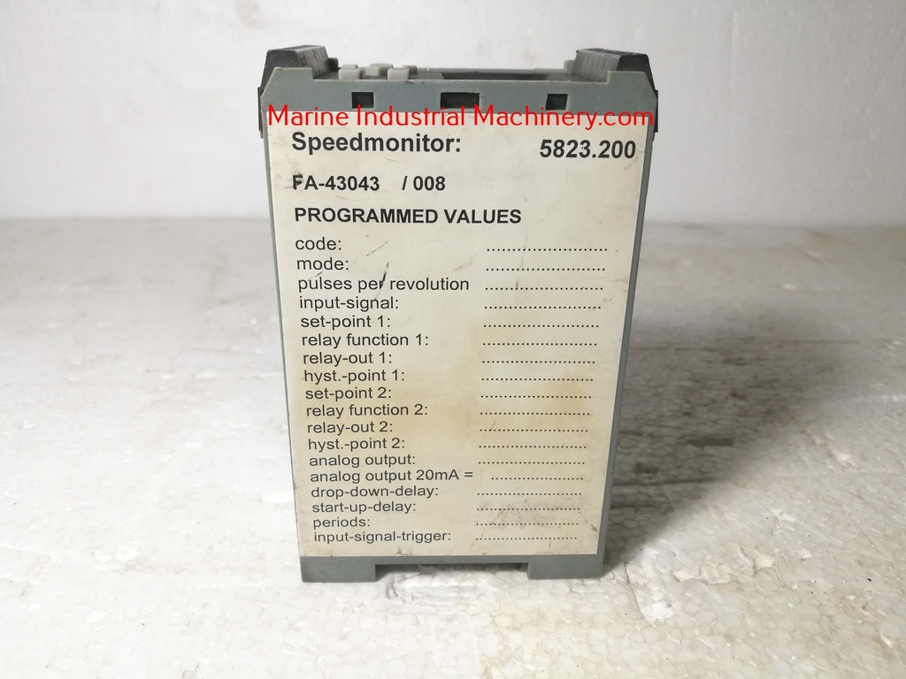Rheintacho 5823.200 Programmable Speed Monitor