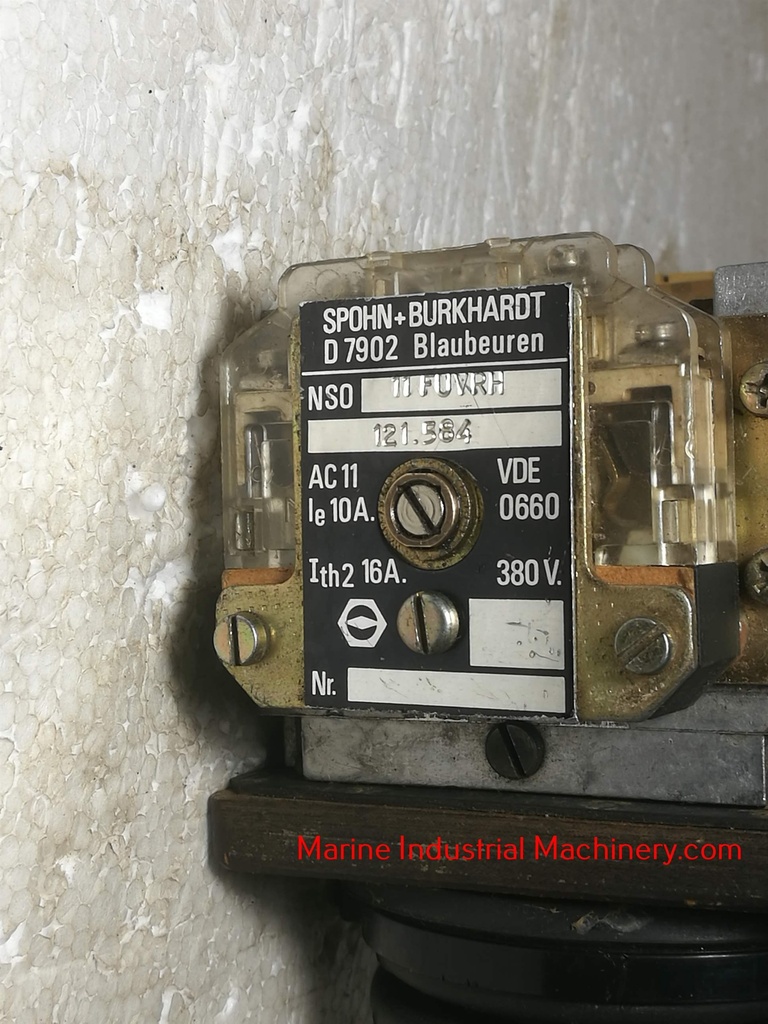 Spohn & Burkhardt NSO 11Fuvrh Joystick With Potentiometer* 380v*
