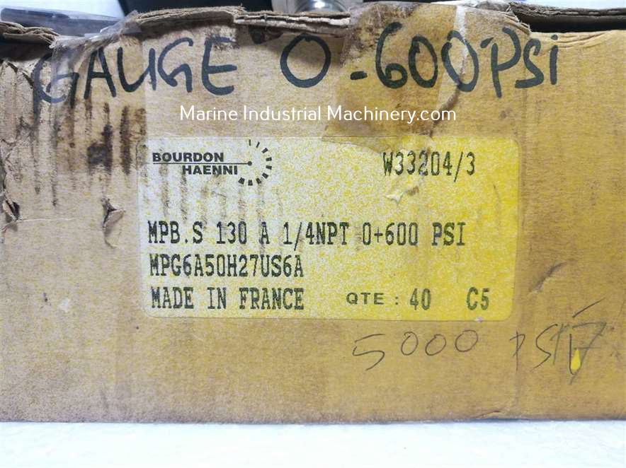 Bourdon MPB.S 130A Pressure Gauge