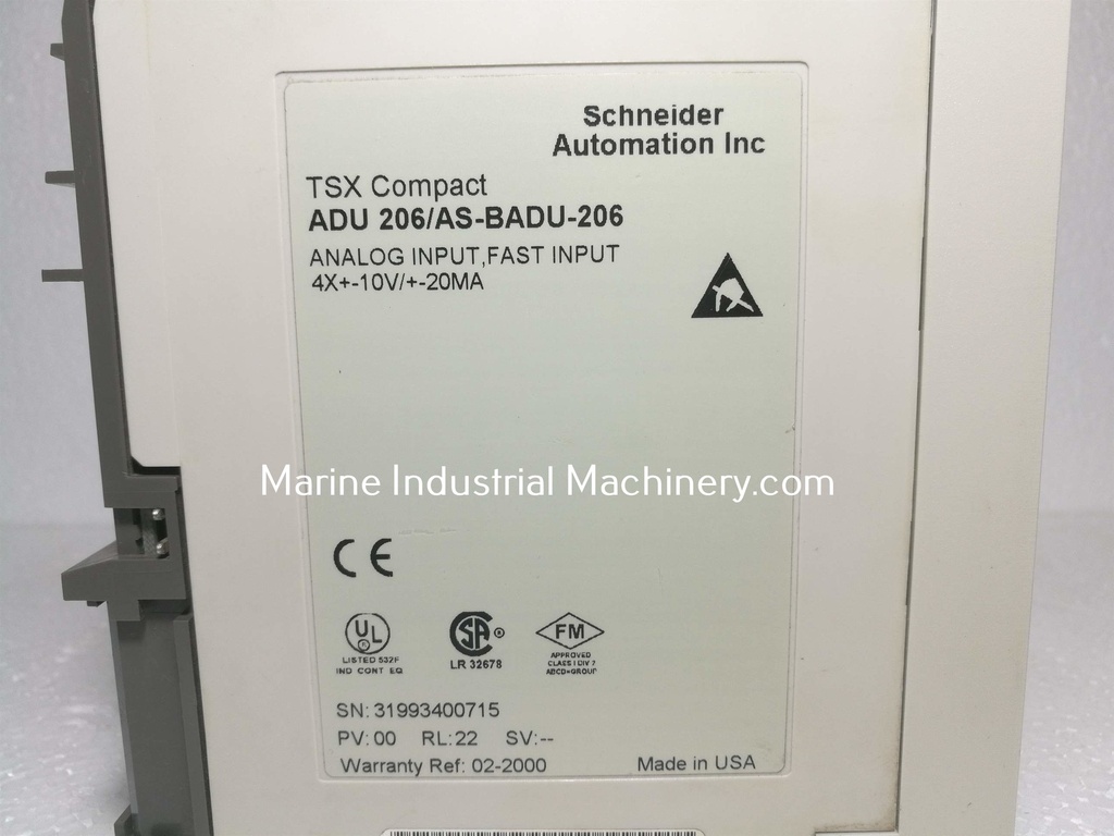Schneider Automation ADU 206/AS-BADU-206 TSX Compact Module