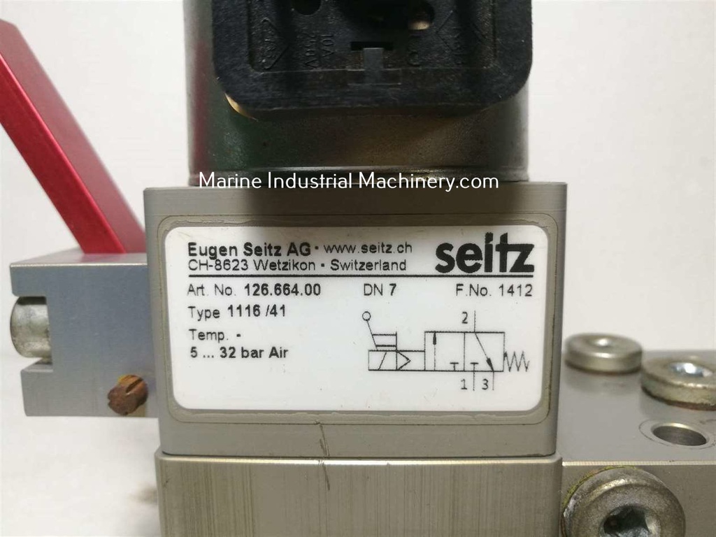 Eugen Seitz 1116/41 126.664.00 Solenoid Valve