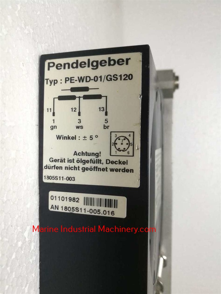 Pendelgeber PE-WD-01/GS120 Position FSG Tilt Sensor