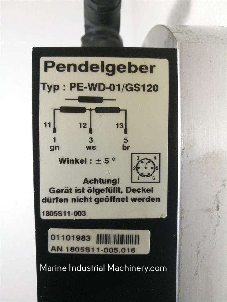 Pendelgeber PE-WD-01/GS120 Position FSG Tilt Sensor Pendulum Encoder