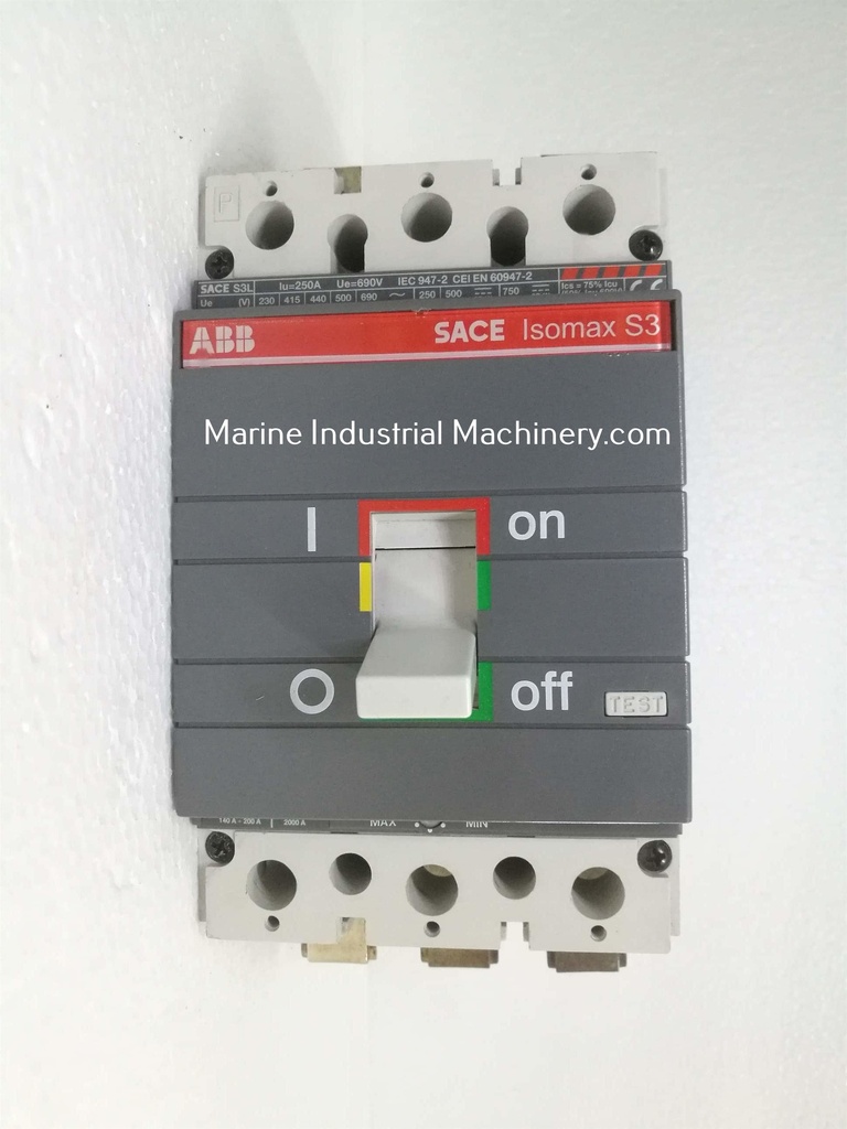 ABB SACE Isomax S3 S3L Circuit Breaker (3P 175A-250A)
