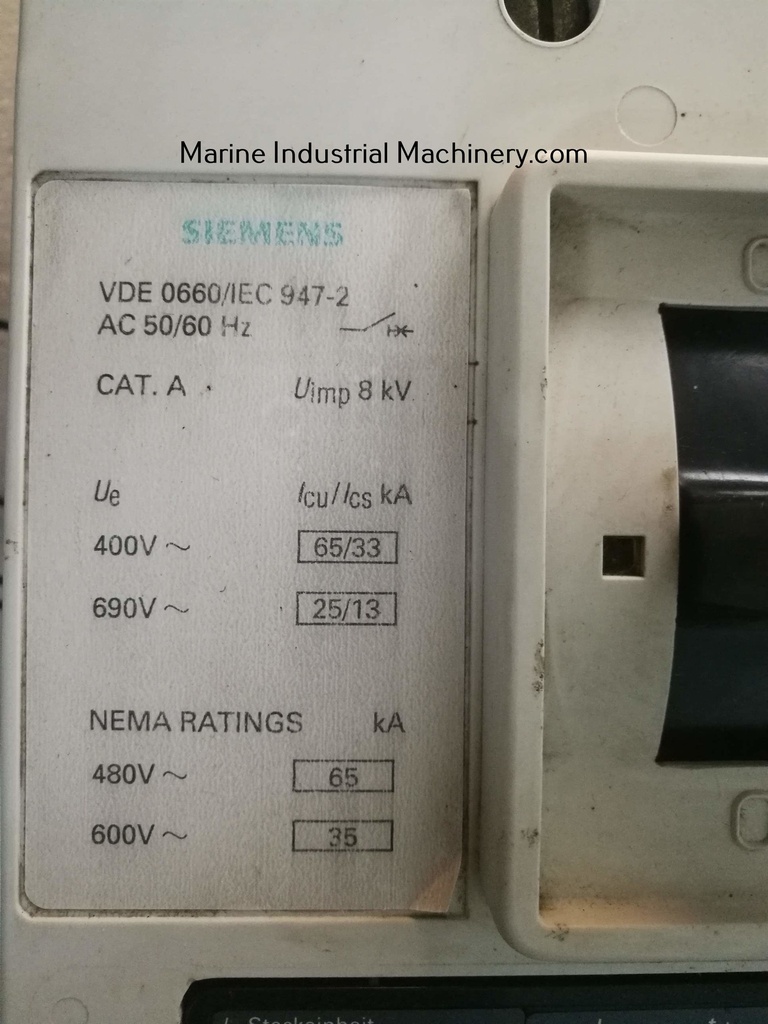 Siemens 3VF7111-2BK60-1GA0 Circuit Breaker