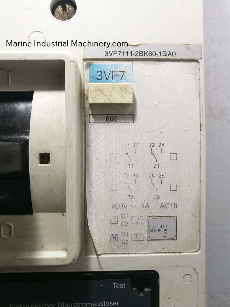 Siemens 3VF7111-2BK60-1GA0 Circuit Breaker