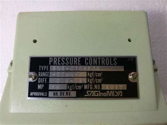 Saginomiya SNS-C106PGQ Pressure Control