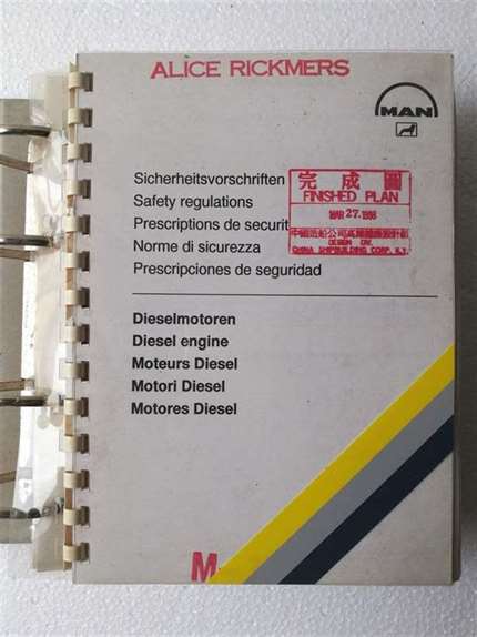 Man Diesel D 2866 E Spare parts Catalog