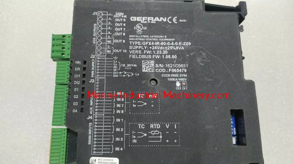 Gefran GFX4-IR-60-0-4-0-E-Z09 Power Modular Controller