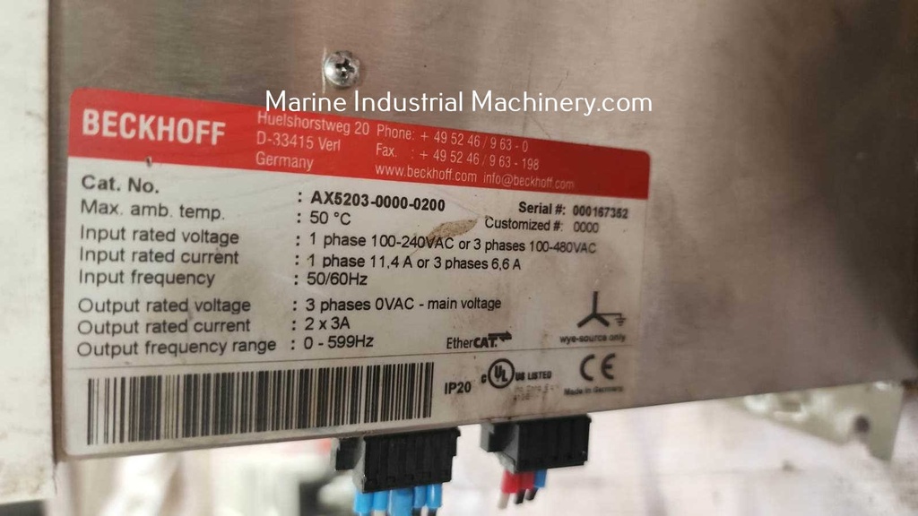 Beckhoff AX5203-0000-0200 Servo Drive