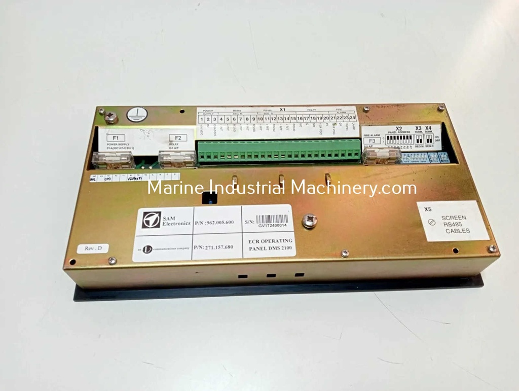 Sam-Lyngso Marine DMS 2100 Bridge Manoeuvring System Alarm Panel