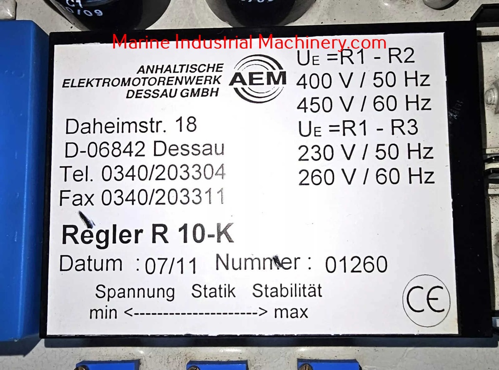 Aem Regler R 10-K Automatic Voltage Regulator