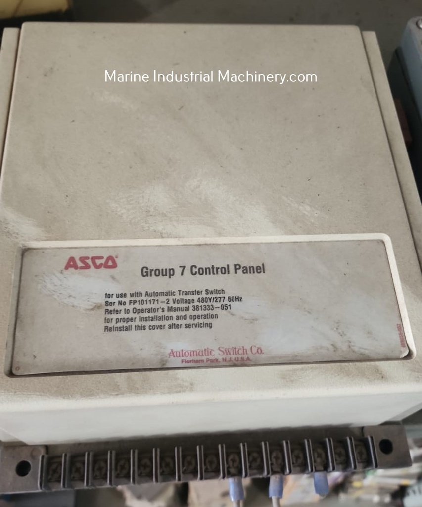 Asco Group 7 Control Panel