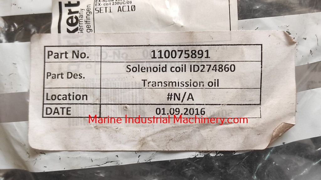 Burkert SET1 AC10 PTB 14 ATEX 2023 X Solenoid Coil