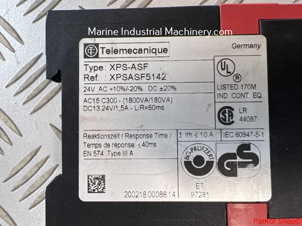 Telemecanique XPS-ASF Safety Relay