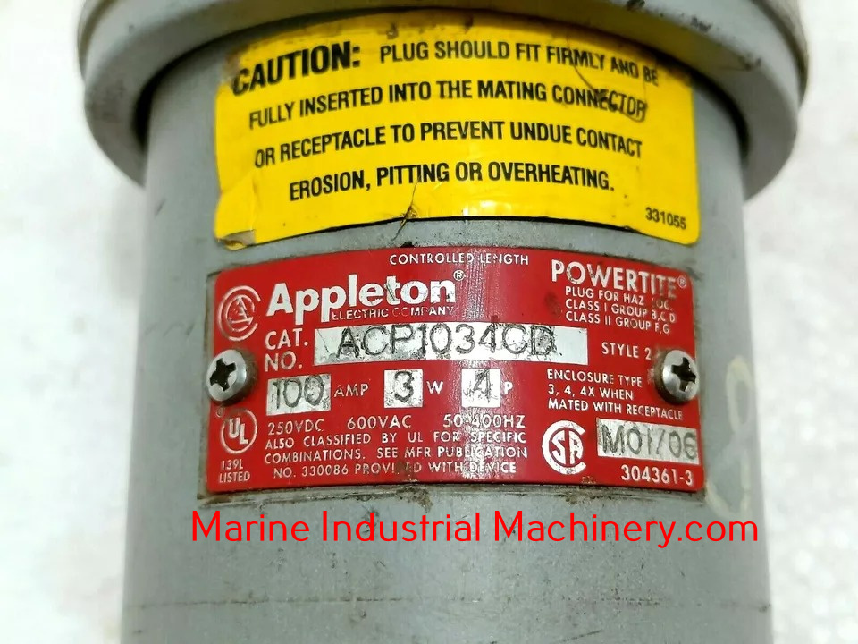 Appleton Powertite ACP1034CD Plug