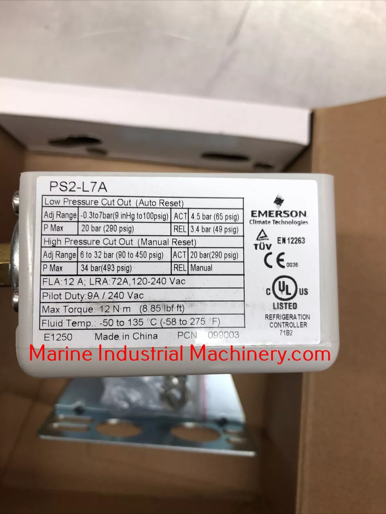 Emerson PS2-L7A Pressure Controller