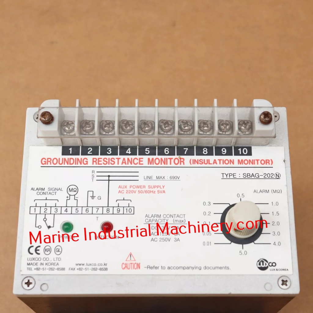 Luxco SBAG-202N Grounding Resistance Monitor