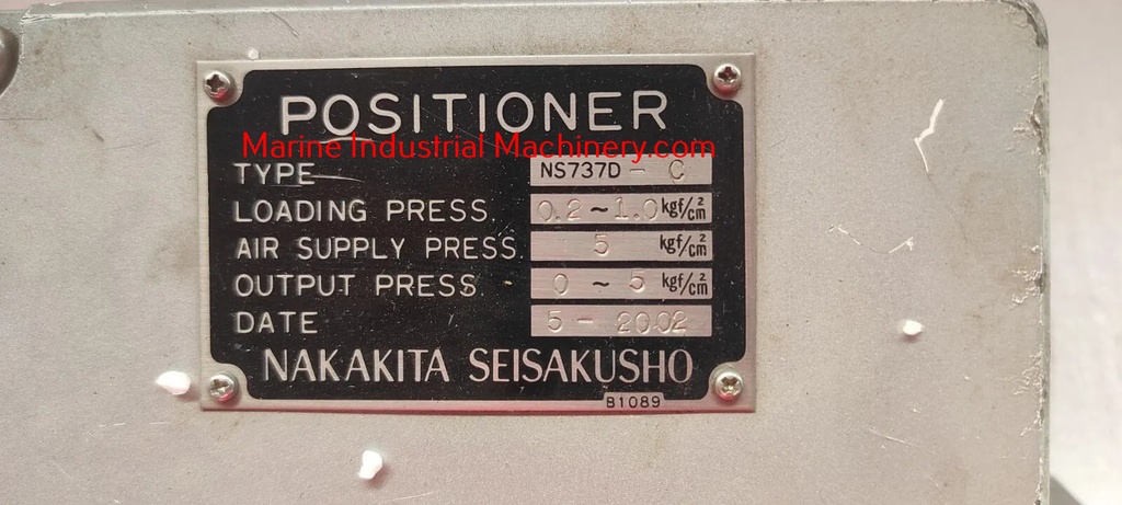 Nakakita NS737D-C Pneumatic Positioner