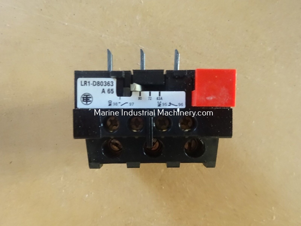 Telemecanique LR1D80363A65 Thermal Overload Relay