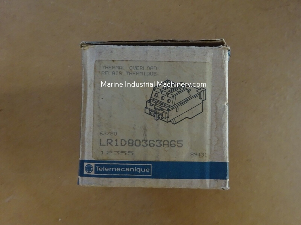 Telemecanique LR1D80363A65 Thermal Overload Relay