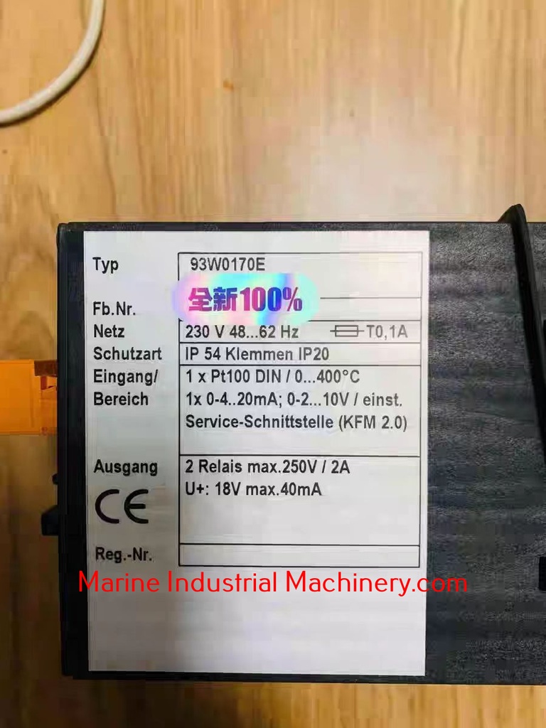 Wiesloch-Aalborg 93W00701E Electric Controllers