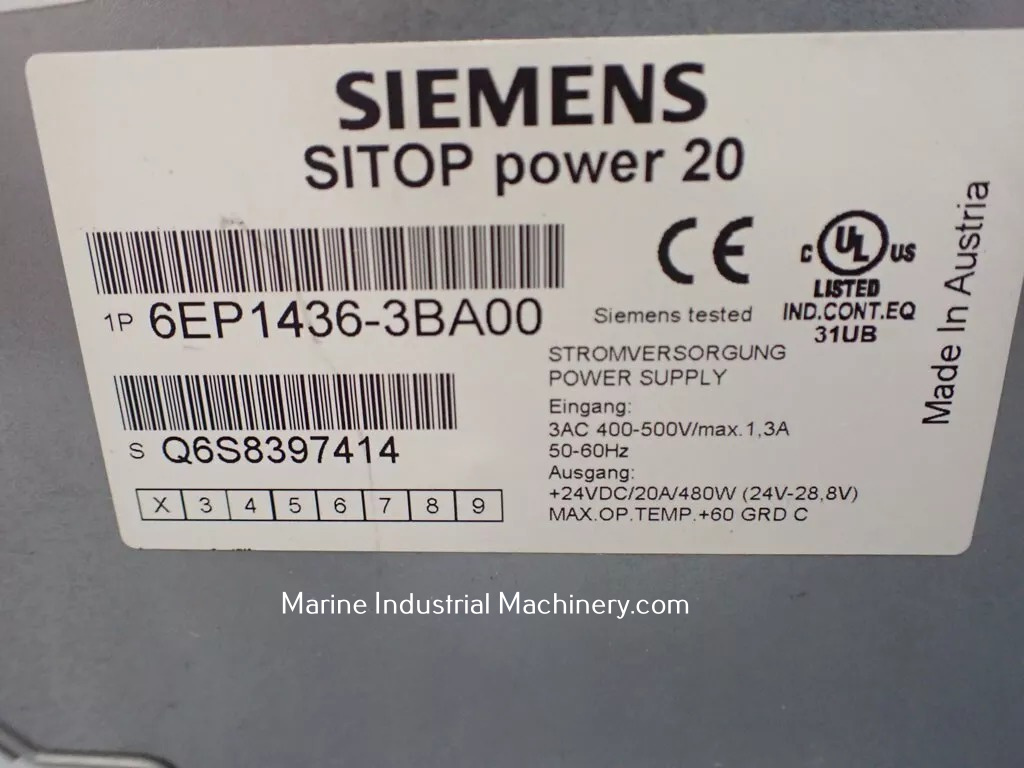 Siemens Sitop 6EP1 436-3BA00 Power Supply