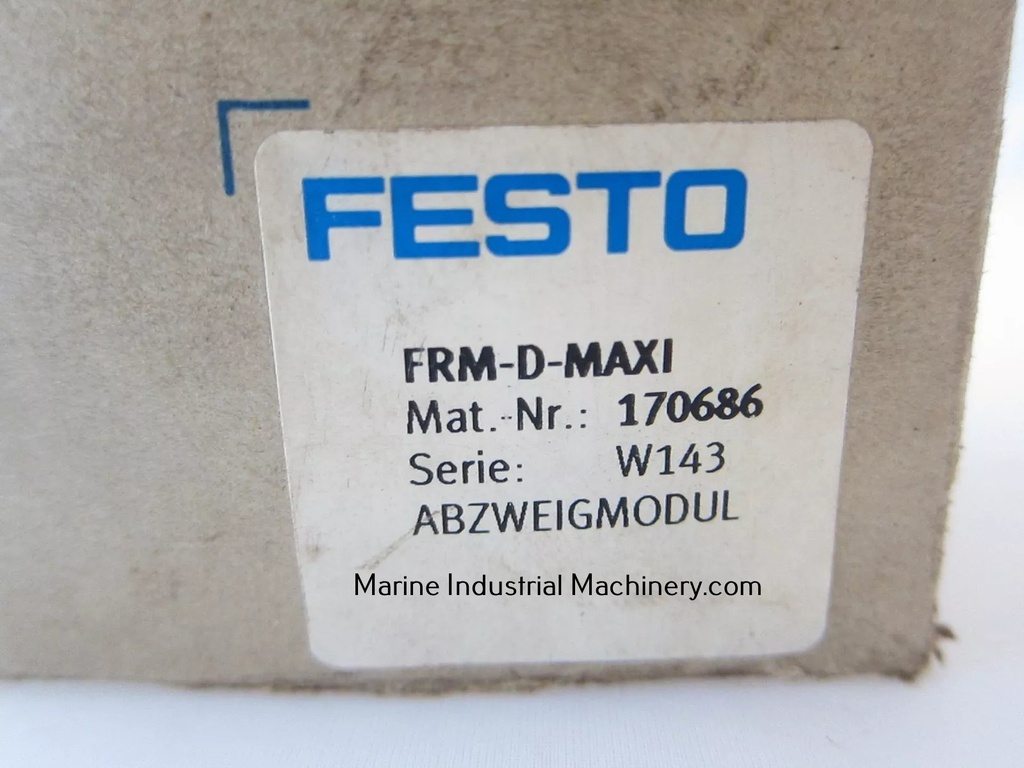 Festo FRM-D-MAXI Branching Module Pneumatic Regulato