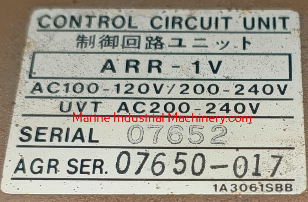 ARR-1V Control Circuit Unit