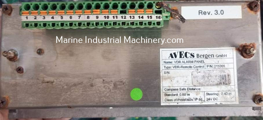 Avecs-Bergen VDR Alarm Panel
