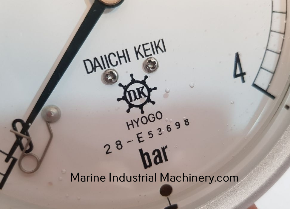 Daichi Keki 0-4 bar pressure Gauge