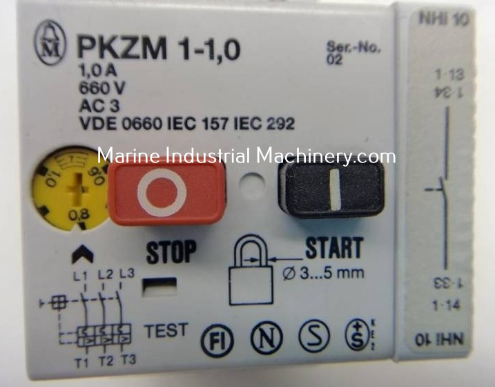 Klockner-Moeller PKZM1-1,0 (PKZM110) Motor Protection Switch
